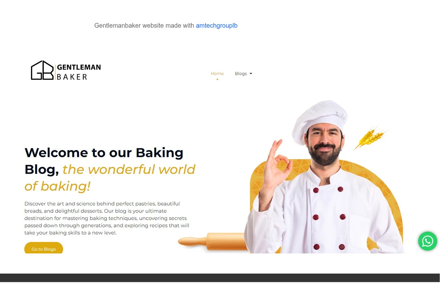 Gentleman Baker, The wonderful world of baking